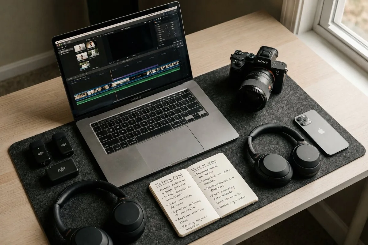 Estudio de producción de contenido de Lúmina Studio